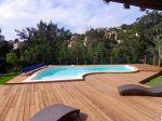 Vente villa plain-pied piscine chauffee 3 chambres plein sud Les ISSAMBRES 